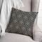 Charcoal Medallion Pattern Throw Pillow 18" x 18"